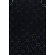 Tricou Gucci negru din bumbac, cu mânecă lungă