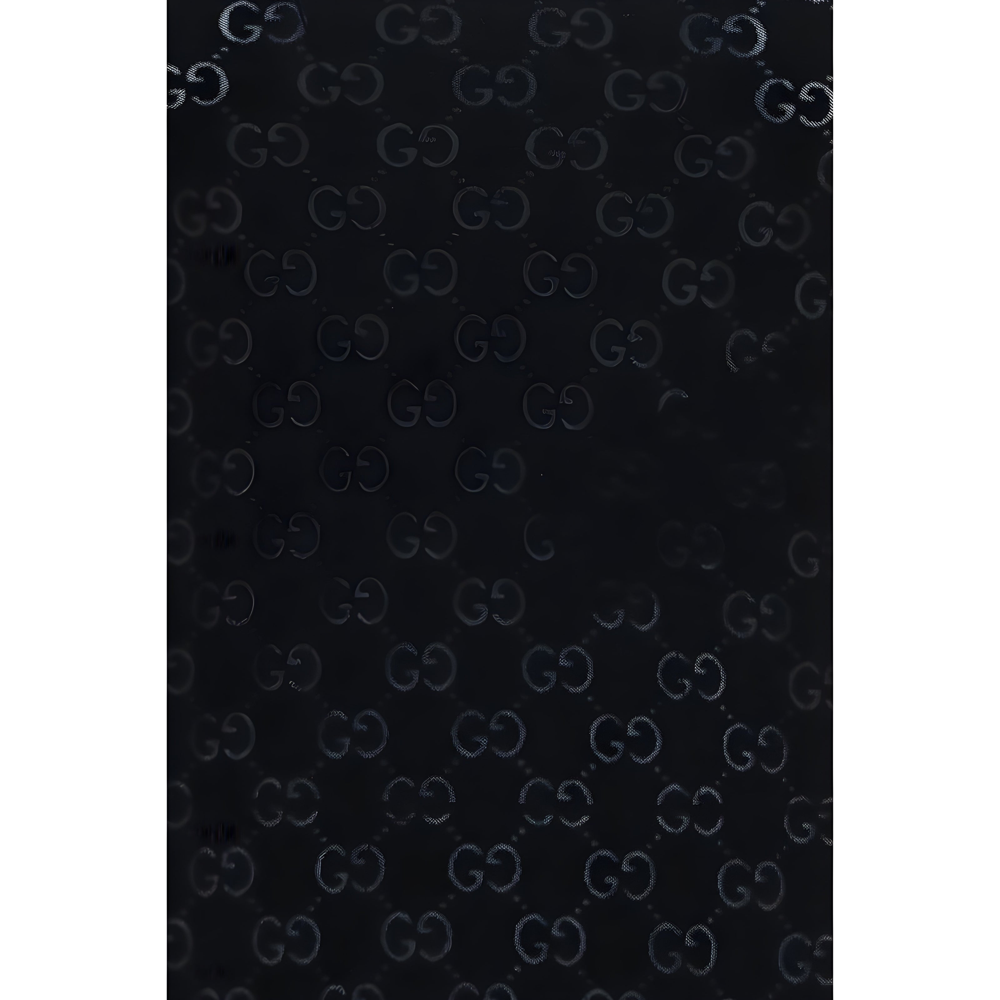 Tricou Gucci negru din bumbac, cu mânecă lungă