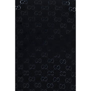 Tricou Gucci negru din bumbac, cu mânecă lungă