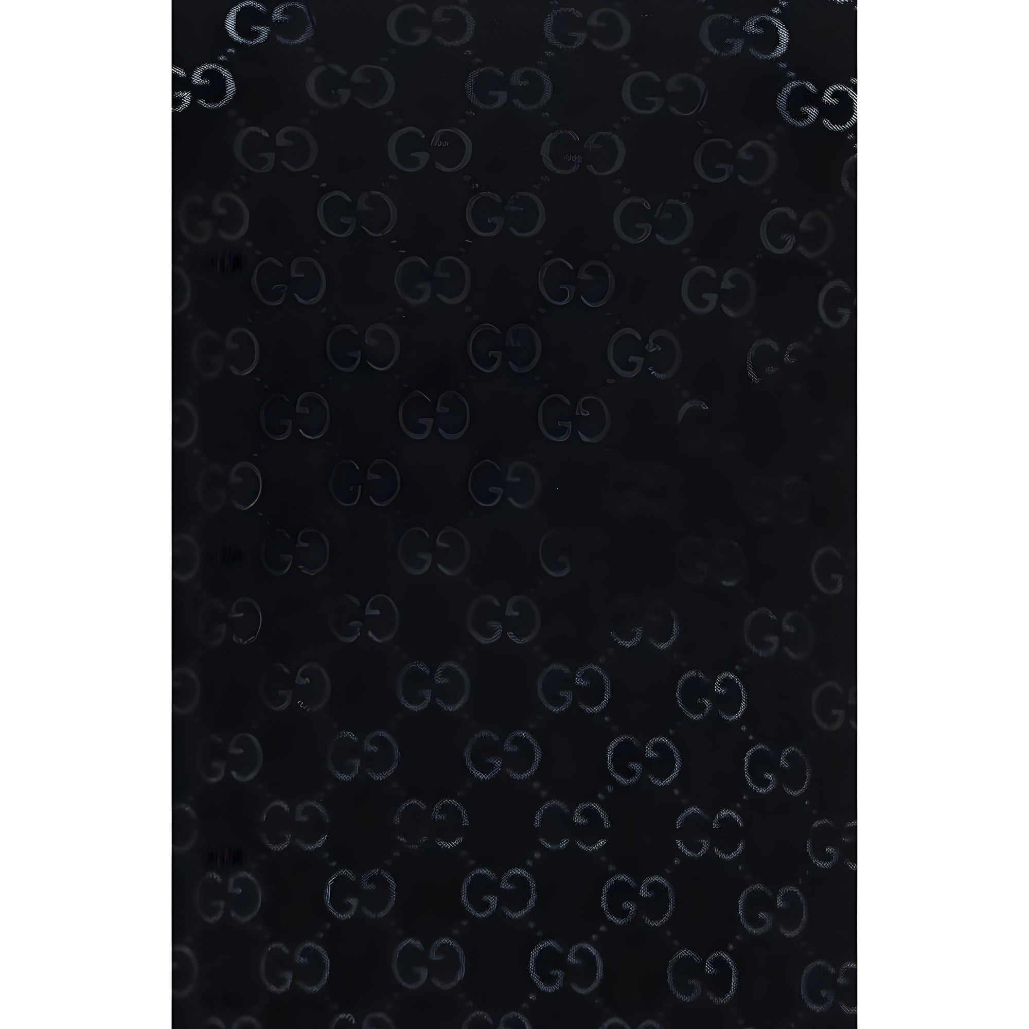 Tricou Gucci negru din bumbac, cu mânecă lungă