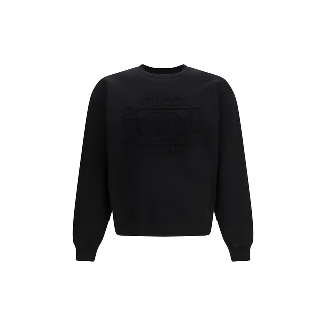 Gucci Black Cotton Sweatshirt