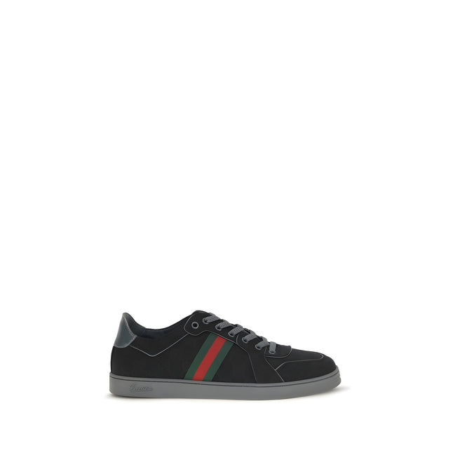 Gucci Black Fabric Athletic Sneakers