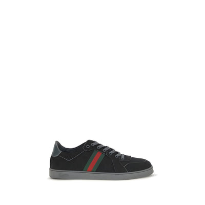 Gucci Black Fabric Athletic Sneakers