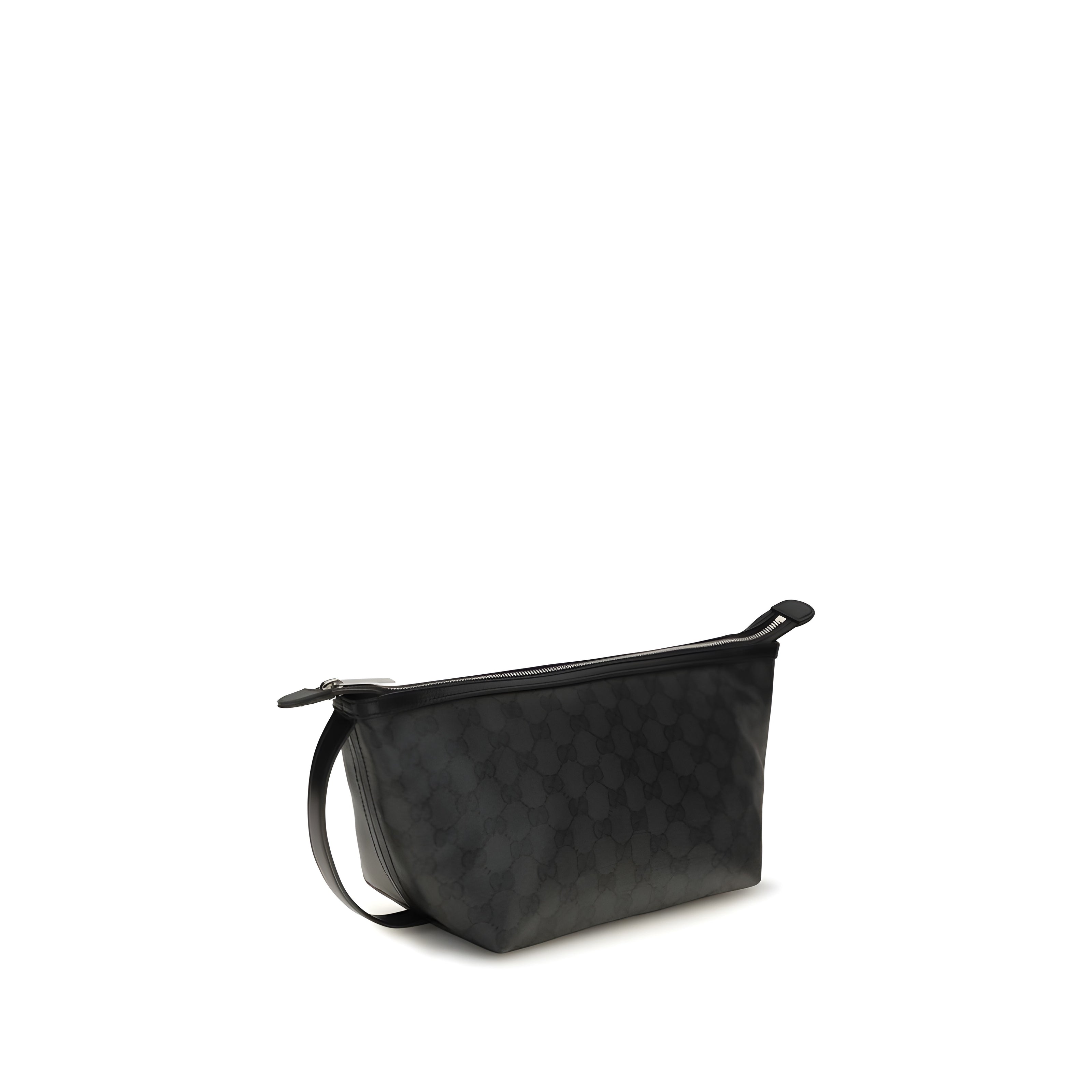 Geantă plic Gucci neagră din material textil