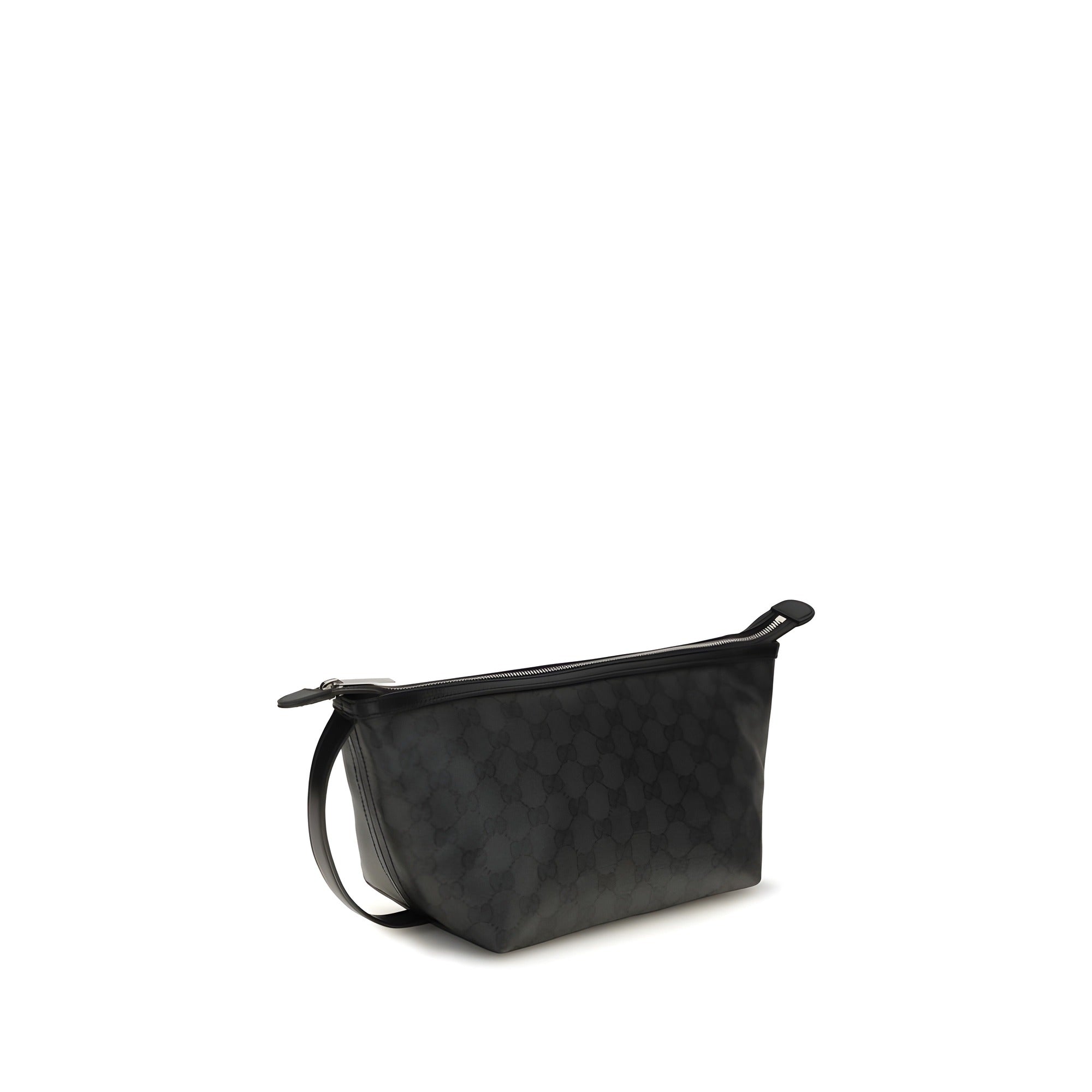 Geantă plic Gucci neagră din material textil
