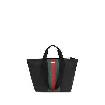 Geantă de umăr Gucci neagră din material textil