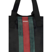 Geantă de umăr Gucci neagră din material textil
