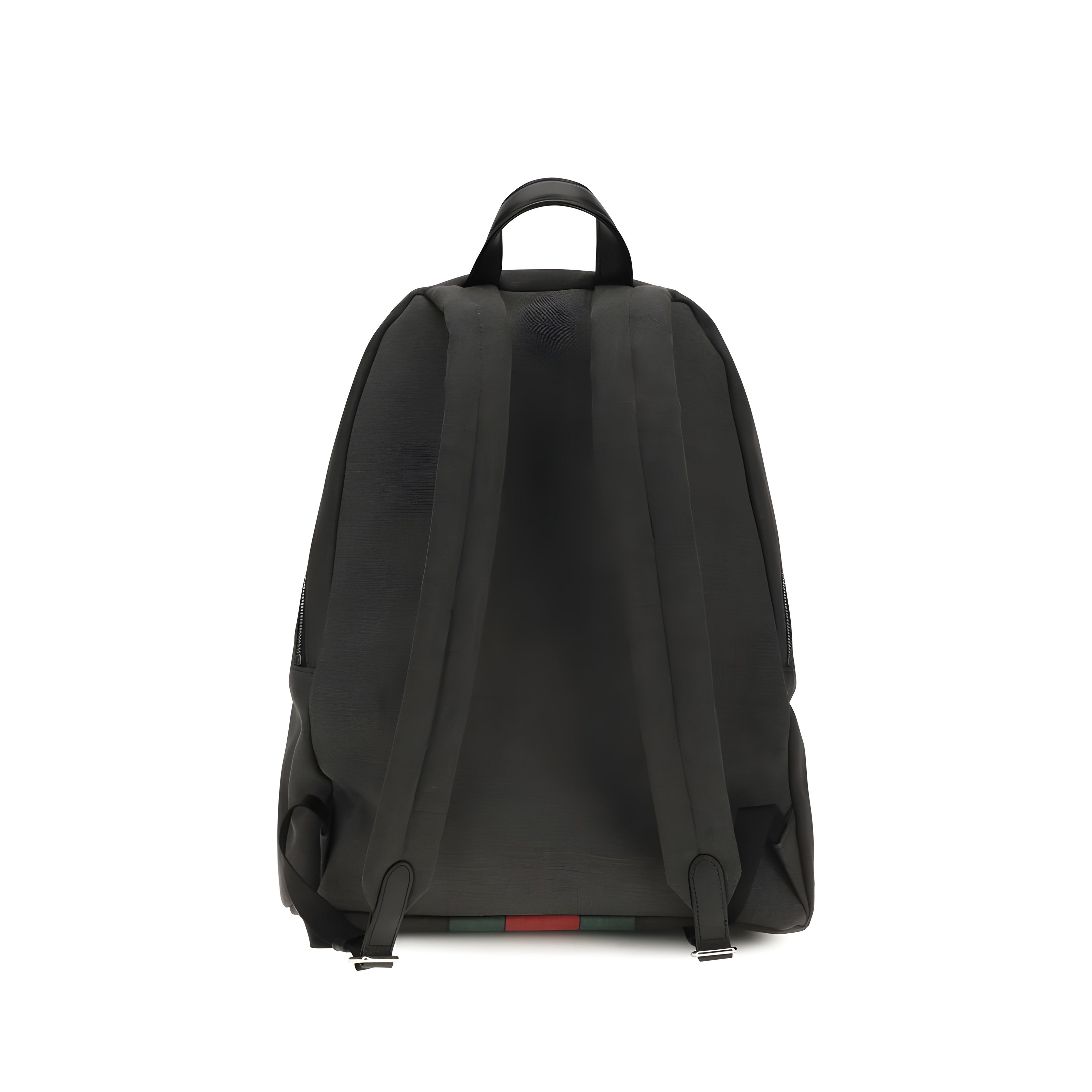 Geantă de umăr Gucci neagră din material textil