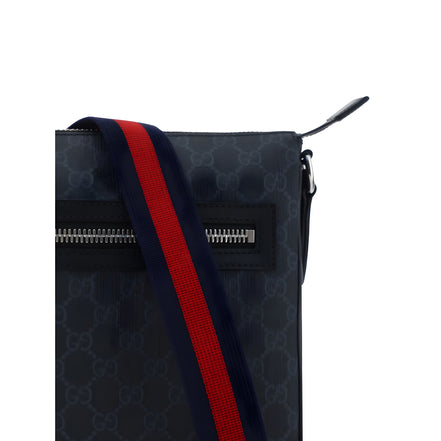Gucci Black GG Supreme Shoulder Bag