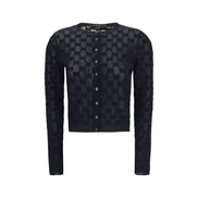 Cardigan Gucci negru din vâscoză