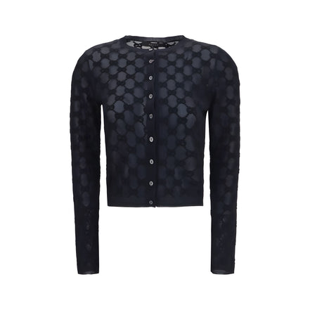 Cardigan Gucci negru din vâscoză