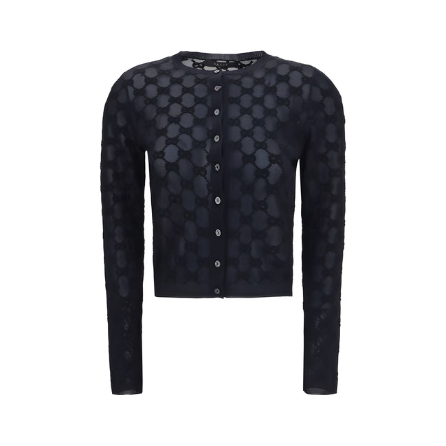 Cardigan Gucci negru din vâscoză