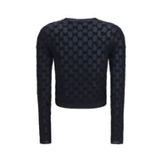 Cardigan Gucci negru din vâscoză