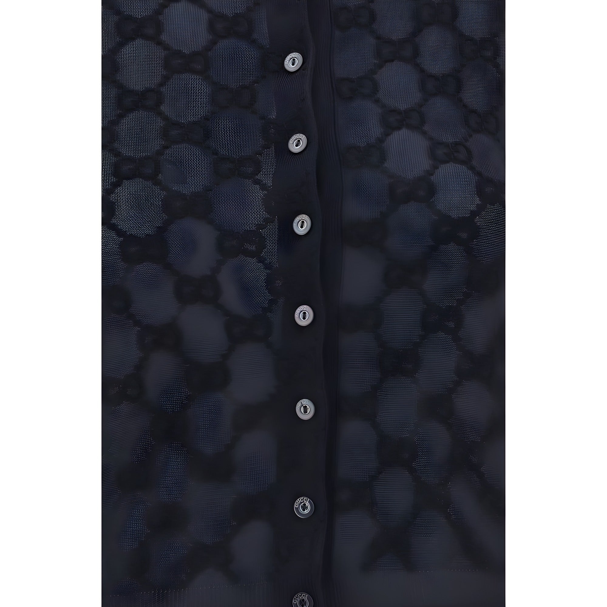 Cardigan Gucci negru din vâscoză