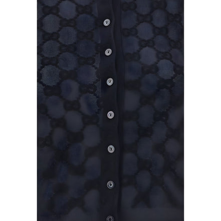 Cardigan Gucci negru din vâscoză