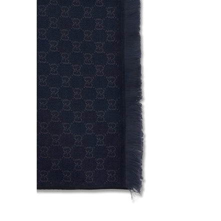 Eșarfă Gucci neagră din lână