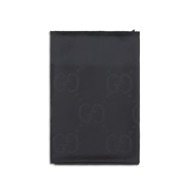 Gucci Black Wool Oves Aries Scarf