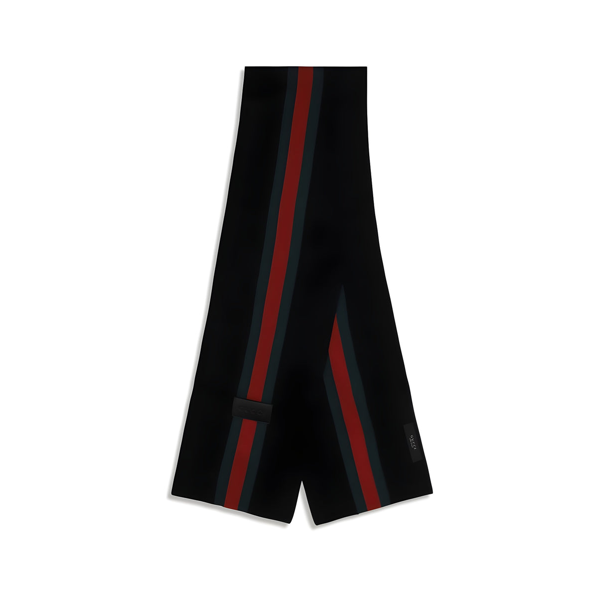 Gucci Fular Negru din Lână