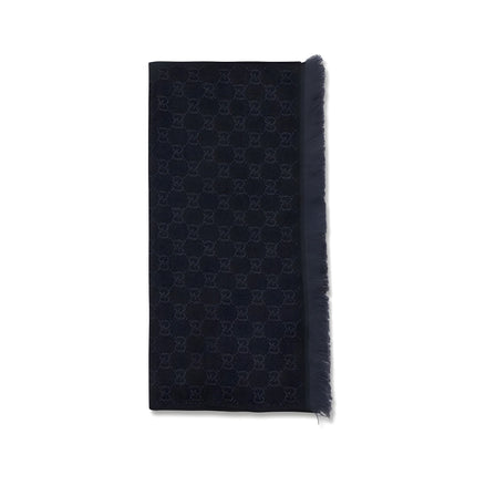 Gucci Black Wool Scarf
