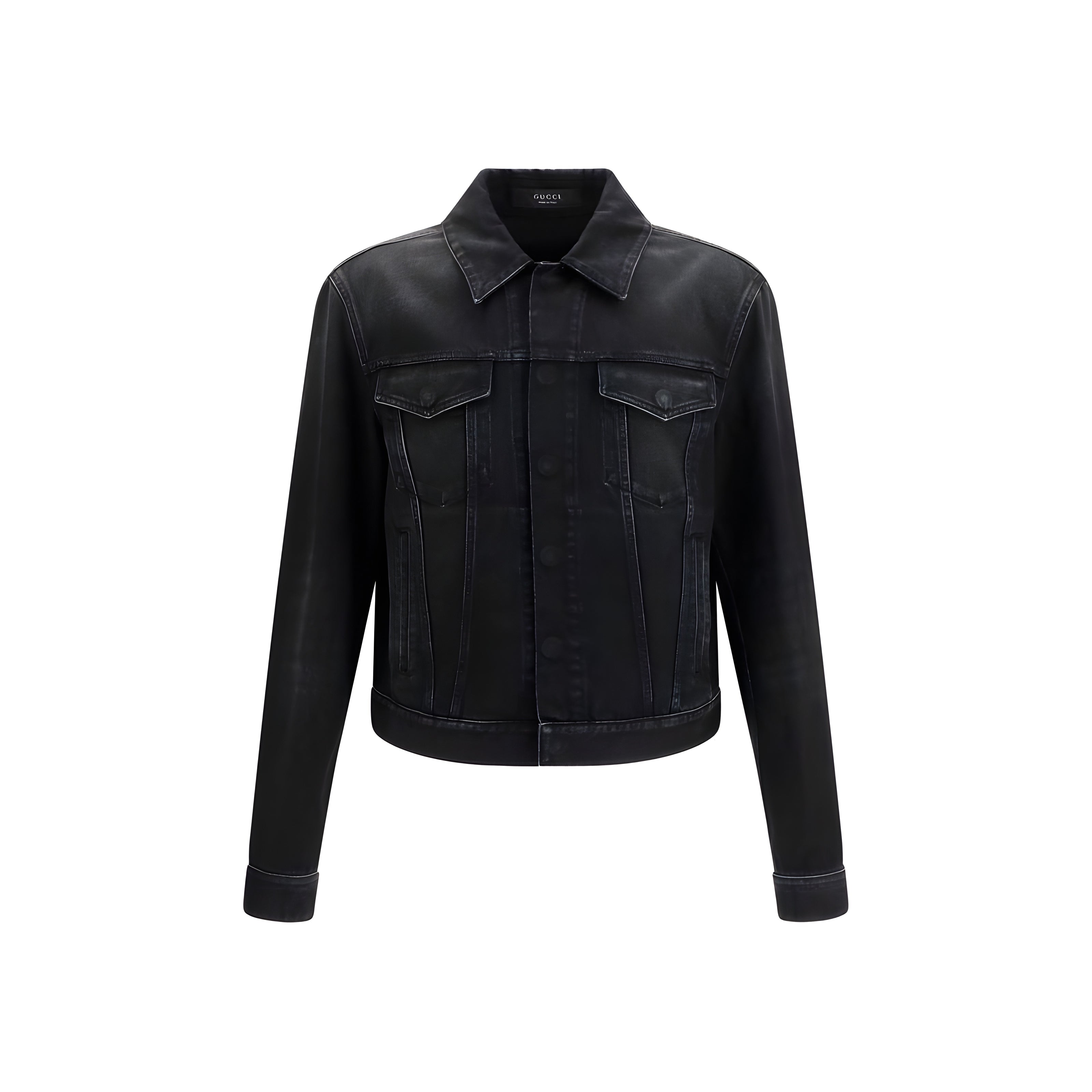 Gucci Blue Cotton Denim Jacket