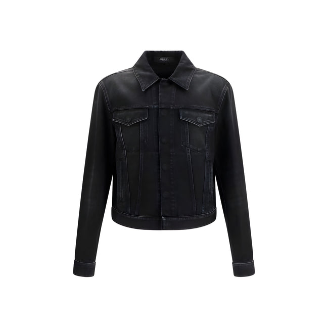 Gucci Blue Cotton Denim Jacket