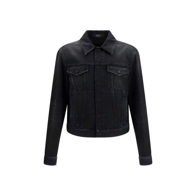 Gucci Blue Cotton Denim Jacket