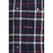 Gucci Blue Cotton Jacket