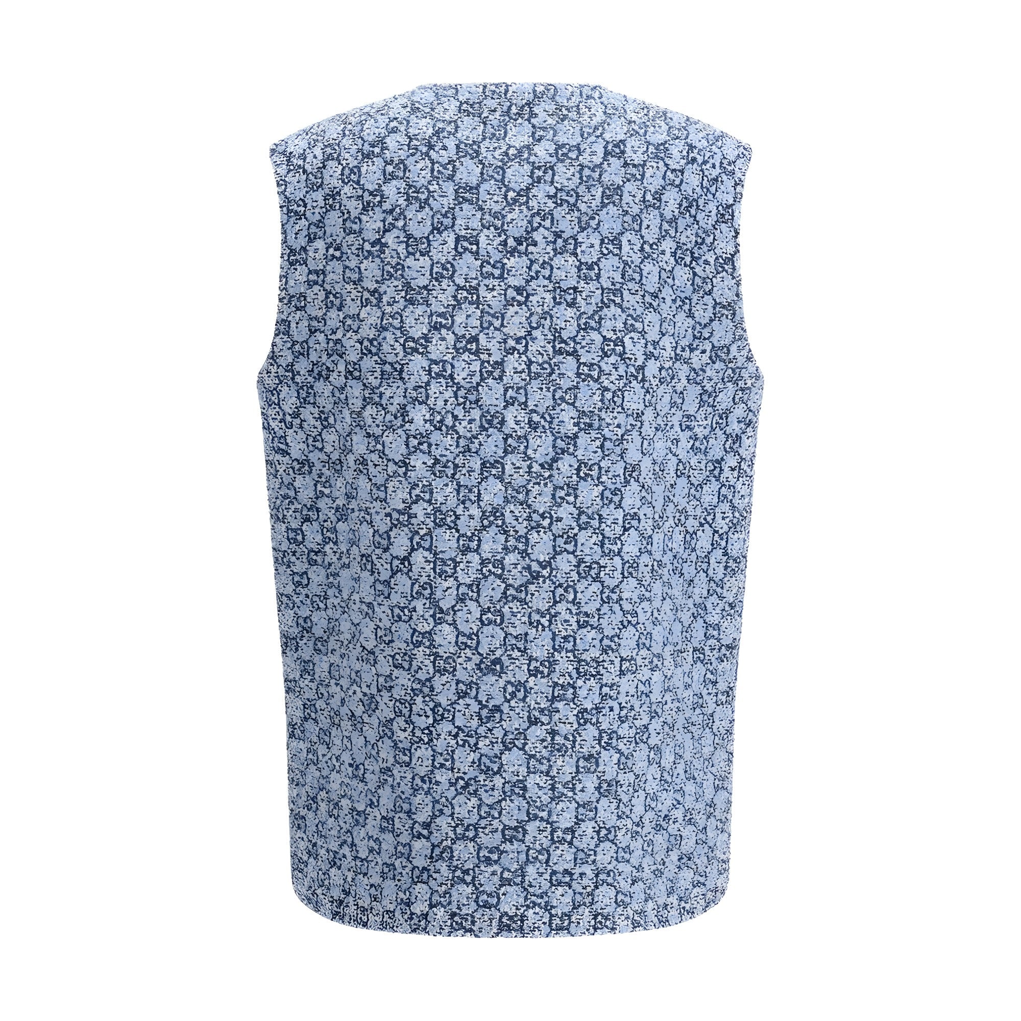 Vestă Gucci albastră din bumbac