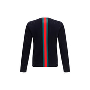 Pulover Gucci din bumbac albastru