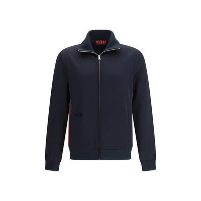 Gucci Blue Polyester Shell Jacket