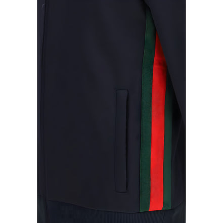 Jachetă Gucci albastră din poliester
