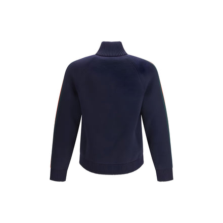 Gucci Blue Wool Full-Length Jacket