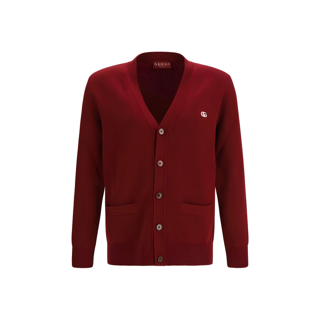 Gucci Bordeaux Wool Cardigan
