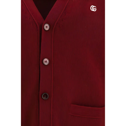 Gucci Bordeaux Wool Cardigan