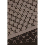 Gucci Brown Cashmere Scarf