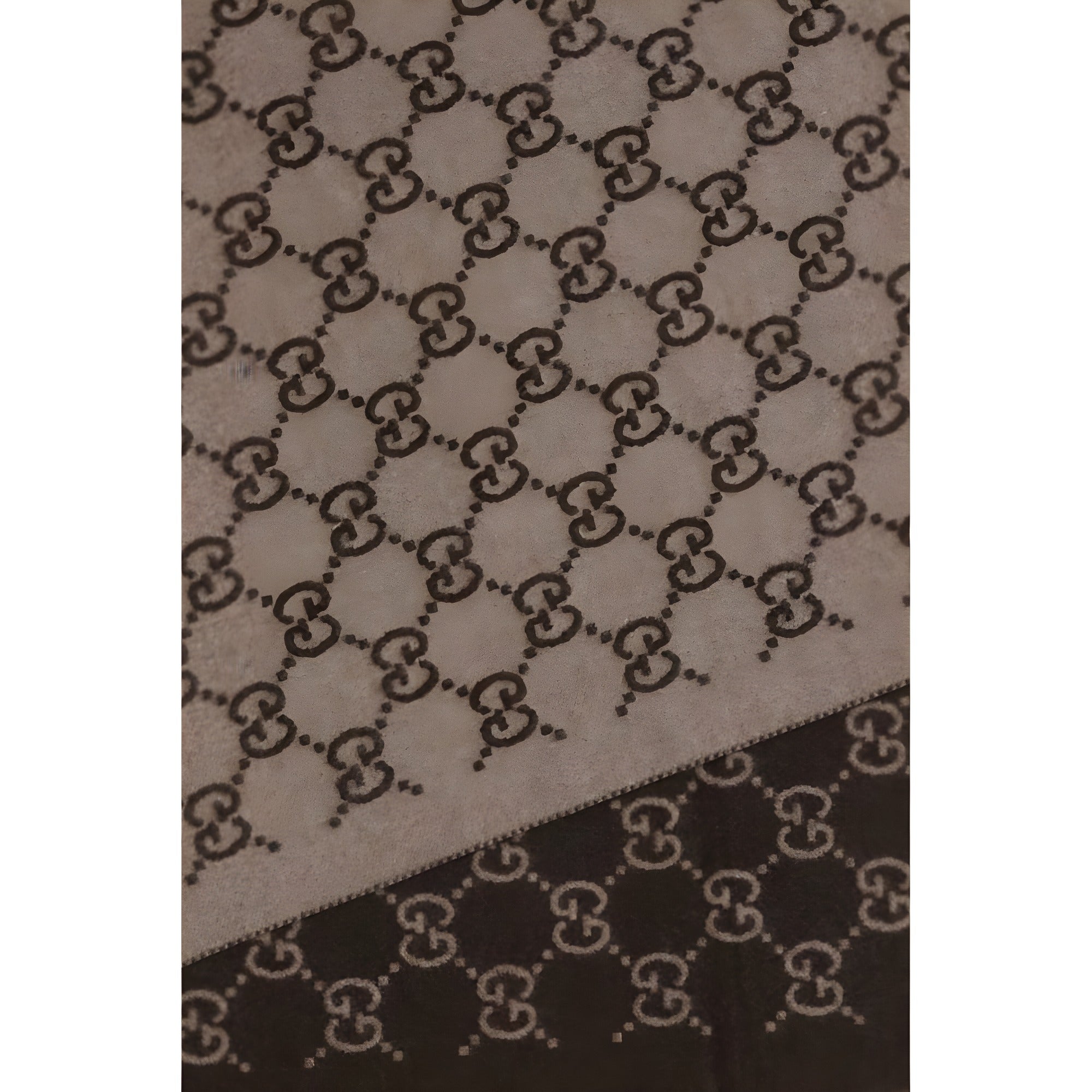Gucci Brown Cashmere Scarf