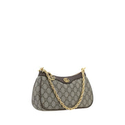 Gucci Brown Cotton Shoulder Bag