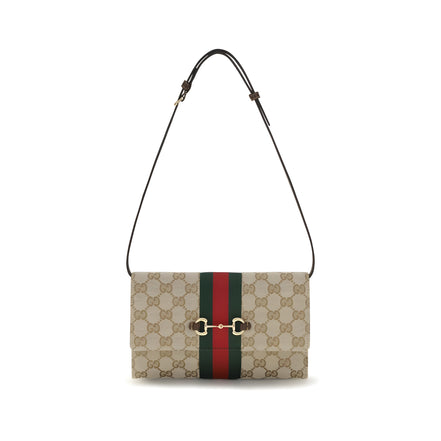 Portofel Gucci maro din material textil