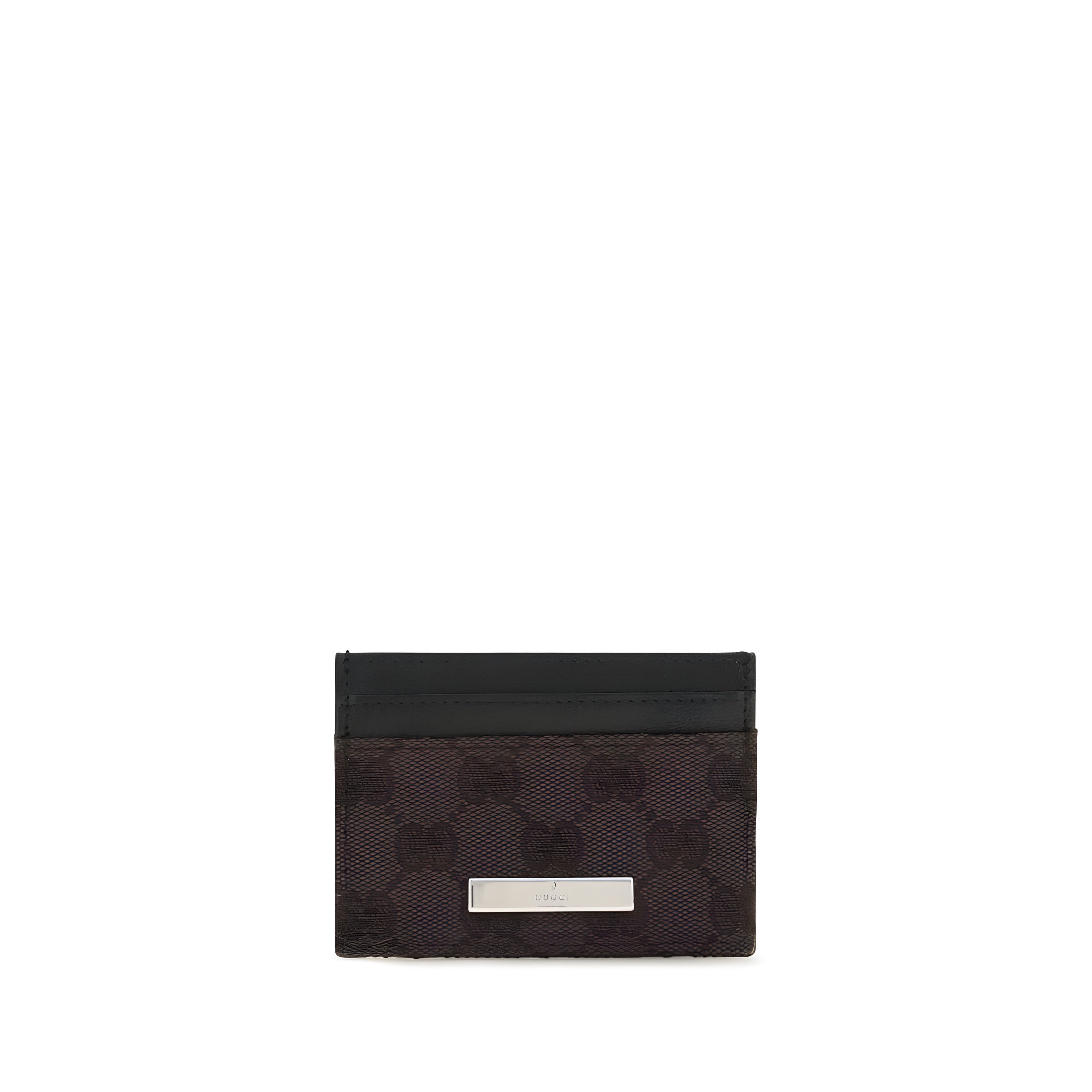 Portofel Gucci maro din material textil