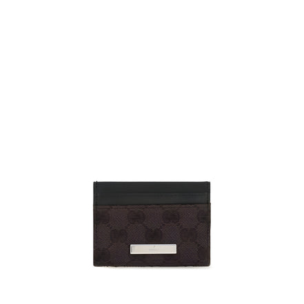 Portofel Gucci maro din material textil