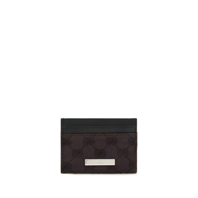 Portofel Gucci maro din material textil