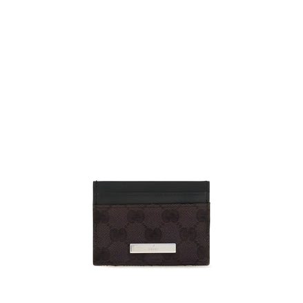 Portofel Gucci maro din material textil