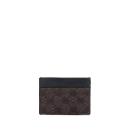Portofel Gucci maro din material textil