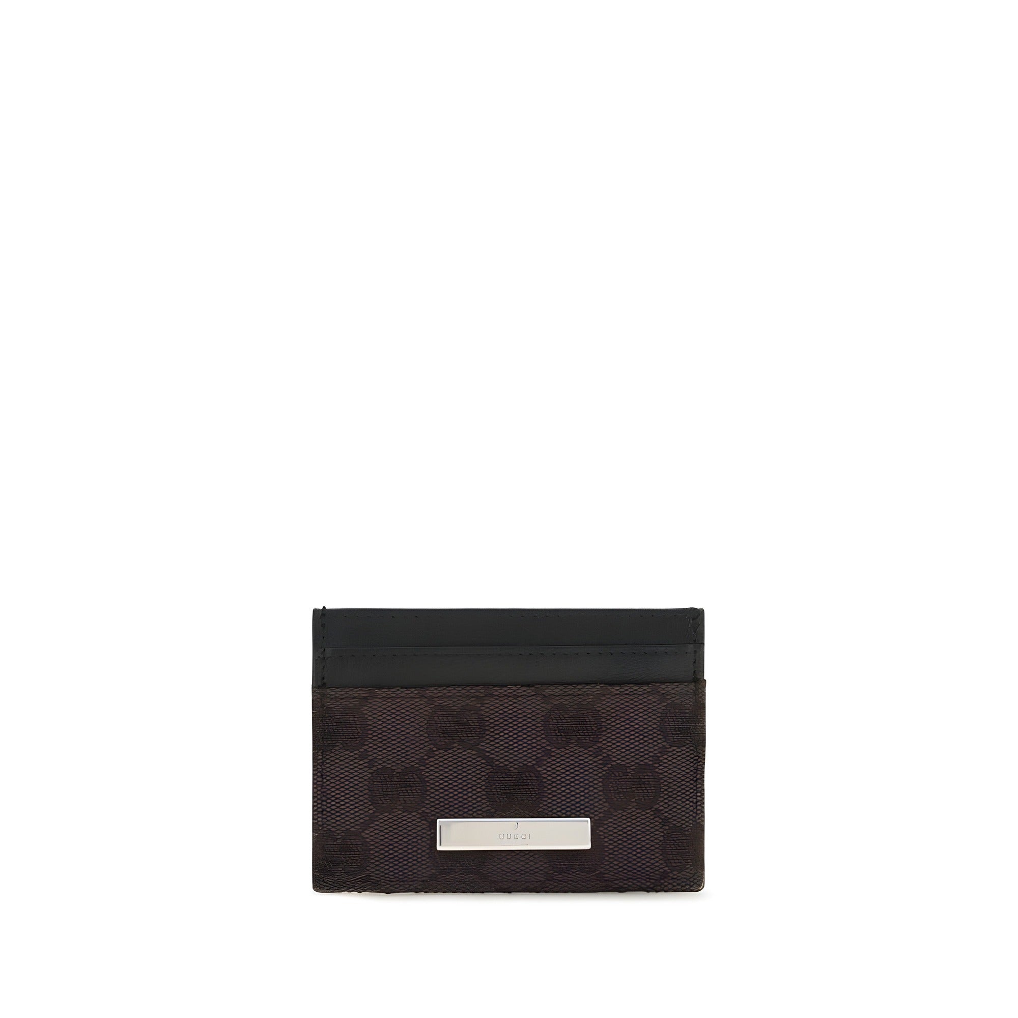 Portofel Gucci maro din material textil