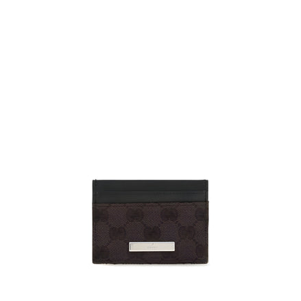 Portofel Gucci maro din material textil