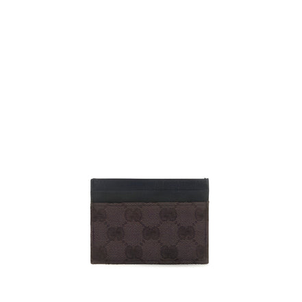 Portofel Gucci maro din material textil