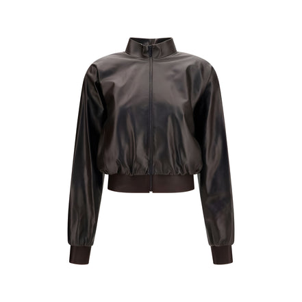Gucci Brown Lamb Bomber