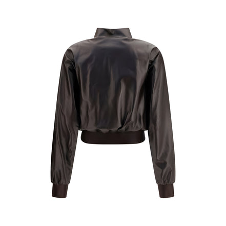 Gucci Brown Lamb Bomber