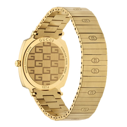 Gucci Gold Stainless Steel Dress Watch