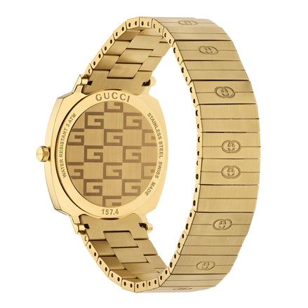 Gucci Gold Stainless Steel Dress Watch